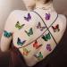 VANTATY 81 PCS Colorful Butterfly Temporary Tattoos - Watercolor 3D Designs for Women & Kids | Long Lasting Fake Tattoos for Face, Arm, and Body - Buy Online on GoSupps.com