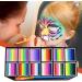 Yhsioaklo Face Paint | Body Paint for Skin Washable Water-Based Long-Lasting 12 Grids with Brush Makeup Markers for Festival Sports Theater Girls Cosplay Women - Buy Online on GoSupps.com