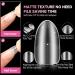 UNA GELLA Short Oval Round Nail Tips | 312 Pcs Full Matte Clear Gel X Nail Tips - 15 Sizes for DIY Nail Extensions - Buy Online on GoSupps.com