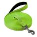 Demigreat tow lines for dogs 3m / 5m / 10m / 20m Robust long dog leash reflective training line with padded handle and hand loop training leash for small to large dogs 20m / 65ft green