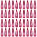 DAZISEN 40 Pack Hair Clips For Girls Metal Snap Kids Barrettes Women'S Hair Accessories Colorful Candy Lovely Simple Hairstyle Clips Rose Red