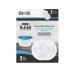 ZEUS H2EAU Triple Action Fountain Filter, Replacement Dog Water Fountain Filter, 2-Pack,White,91403