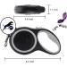 Cian Retractable Dog Leash 16 ft Strong & Durable Walking Leash Reinforced Nylon Ribbon One Touch Upgraded Locking System One Button Break Tangle-Free Anti-Slip Rubberized Handle (Grey) - Buy Online on GoSupps.com