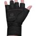 Skott Evo 2 Weightlifting Gloves with Integrated Wrist Wrap Support - Medium Black/Black - Buy Online on GoSupps.com