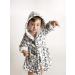 Ti Tin Ferry Children's Bathrobe | 100% Cotton Baby Bath Coat for Ages 0-12 Months | Adorable Gray Penguin Design - Buy Online on GoSupps.com