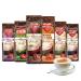 Hearts Cappuccino Mix, 6 x 1kg Sample Pack (Viennese Mix, Irish Cream, Amaretto, Caramel, White and with a Fine Cocoa Note) - Family Pack