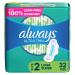 Always Ultra Thin Size 2 Super Pads With Wings Unscented 32 Count (Pack of 1)