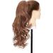 Long Claw Ponytail Hair Extension - 18 Synthetic Curly Light Auburn Clip-In Hairpiece - Buy Online on GoSupps.com