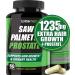Saw Palmetto Healthy Prostate Supplement for Men 1235mg - Extra Strength Prostate Support w Frequent Urination, DHT Blocker, Hair Regrow, Hair Growth Supplement, Hair Loss Prevention 2 Months Supply