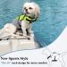 Vivaglory Neon Yellow Dog Life Jacket - Adjustable & Durable Excellent Buoyancy for Small Dogs XS (43-51 cm Chest) - Buy Online on GoSupps.com