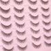 Kiromiro 10mm Wispy 3D Mink False Eyelashes | Natural Look, Fluffy & Short Strip Lashes - Pack of 10 - Buy Online on GoSupps.com