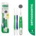 Oral Care Cleaning Kit with Lighted Mirror, Explorer Pick, and Scaler - GUM 832RB - 1 Set - Buy Online on GoSupps.com