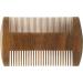 Peigne Moustache Emp che les Dents Arrondies Statiques Prise Confortable Peigne Barbe en Bois Double Face Taille Compacte pour un Usage Quotidien des Hommes - Buy Online on GoSupps.com