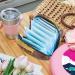 MUOOUM Summer Sunset Cows Sanitary Napkin Storage Bag Menstrual Pad Bag Portable Menstrual Cup Pouch with Zipper for Teen Girls Women Ladies Multi-colored 2 - Buy Online on GoSupps.com