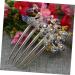 Ipetboom Womens Barrettes for Hair Bridal Hair Accessories Hair Barrette Pearl Hair Comb for Bridal Rhinestone Hair Clip Hairpins Hairpin Comb Hair Pin Comb Earth Tones Miss Five-tooth Comb - Buy Online on GoSupps.com