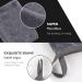 Kinhwa Washy Washing Gloves - Soft Microfiber Reusable & Washable - 3 Pack (15cm x 20cm) - Gray - Buy Online on GoSupps.com