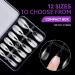 Gelike ec Medium Almond Nail Tips - 120PCS Full Cover Soft Gel X Nails for Extensions | Pre Etched PMMA Resin False Nails | Strong Press On Nails | 12 Sizes MEDIUM ALMOND - Buy Online on GoSupps.com
