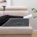 TANYOO Velvet Leg Pillow for Surgery Recovery | Leg Elevation & Pain Relief | Washable Cover | Medium Size (25.5x9.4x7.5) Dark Grey - Buy Online on GoSupps.com