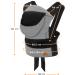 Kinderkraft Adoree Baby Carrier | Ergonomic Sling for Infants to Toddlers | 2 Carrying Positions | Adjustable Straps & Hood | Cotton Linen Viscose | Gray-Black - Buy Online on GoSupps.com