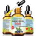 Botanical Beauty Bilberry Seed Oil 100% Pure Natural Virgin Unrefined Cold Pressed Carrier Oil for FACE Skin Hair Nails Rich in Natural Vitamin C (1 Fl Oz) 1 Fl Oz (Pack of 1)