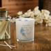 Personalised Wedding Day Candle Gift with Tropical Blue Palm Heart (Sea Breeze) - Buy Online on GoSupps.com