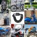 HEJO Helmet Lock Set - 2 Piece Mini Bike & Motorcycle Cable Lock with Number Code - Durable PVC & Zinc Alloy - 150cm x 0.46cm - Buy Online on GoSupps.com