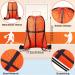 50 Pcs Basketball Drawstring Bags - Sports Backpack for Team Party Favors - Unisex Gift for Kids, Men, Women - Ideal for Gym and Travel - 10 x 7 inches - Buy Online on GoSupps.com