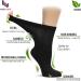 Hugh Ugoli Women's Bamboo Diabetic Crew Socks - Wide Fit, Seamless Toe, Non-Binding Top, 4 Pairs - Black - Buy Online on GoSupps.com