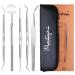 Tartar remover dental care set tooth cleaning tartar remover dog dental dental tissue mouth mirror scaler made of high -quality stainless steel