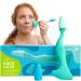 RAD Facial Roller - 2-in-1 Jade Roller & Gua Sha Tool Silicone Handle Skin Care Rolling & Scraping Massage Therapy