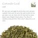 Organic Dried Coriander Leaves - Premium Quality Spice (100g) | Dried Coriander Leaf for International Shipping - Buy Online on GoSupps.com