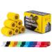 6 Rolls SPORTTAPE Self-Adhesive Football Sock Tape | 7.5cm x 4.5m - Yellow | Cohesive Bandage - Pet & Vet Wrap for Dogs & Horses | Compression Bandage Shin Pad Tape Football Ankle Tape Yellow 7.5x450 cm (Pack of 6)