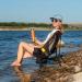 MOON LENCE Compact Camping Chair with Side Pockets - Portable & Lightweight Folding Chair for Hiking, Beach, and Fishing - Black - Buy Online on GoSupps.com