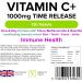 Lindens Vitamin C+ 1000mg Time Release Tablets - 120 Pack with Citrus Bioflavonoids and Rosehip - Immune System Support and Healthy Skin - 120 Count - Buy Online on GoSupps.com