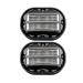 2X Classic Omnishaver - Black - The Fastest Way to Shave Head, Legs, Arms, Body | an Alternative to Disposable Shaving Razors Self Cleans & Strops During Use with Durable Blade | Bald Shaver for Men Pack of 2 Black