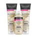 John Frieda Blonde+ Repair System Bond Building Collection to Repair and Strengthen Blonde Hair Damaged from Lighting | Contains Pre-Shampoo Treatment Shampoo and Conditioner (3 Products) Bundle