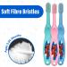 Set of 3 Cute Baby Toothbrushes - Soft Bristles for Boys and Girls | Great Gift for Toddlers - Buy Online on GoSupps.com