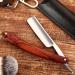 FBITE Sustainable Shaving Set | Straight Razor & Super Badger Hair Brush | Eco-Friendly Grooming Kit - Buy Online on GoSupps.com