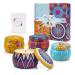 Fragrance candles gift set 4 pieces of aromatherapy candles with soy wax in cans small gift set fragrance candles set candles decoration gifts for women bathroom birthday candle big burning time up to 120 hours lavender rose lemon cowardly 4 set