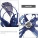 minkissy Wedding Hair Clips Bridal Hair Clip Hair Clip Brooch Headpieces 1920s Flapper Accessories for Wedding Cocktail Derby Tea Party (Blue) Dark Blue - Buy Online on GoSupps.com