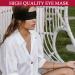 3PCS Satin Eye Mask Set - Adjustable Silk Sleep Masks for Travel & Napping (Black Red Pink) - Perfect for Women - Buy Online on GoSupps.com