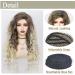 GNIMEGIL Long Curly Wavy Ombre Blonde Wig for Women - High Quality Heat Resistant Synthetic Hair for Christmas Costumes & Daily Use - Buy Online on GoSupps.com