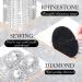 Rhinestone Tassel Shoulder Applique Set - Crystal Fringe Epaulette Badge for Women DIY Jacket Accessories (Silver) - Buy Online on GoSupps.com
