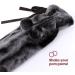 LIVIVO 2L Extra Long Hot Water Bottle with Removable Faux Fur Cover - Giant Size for Full Body Relief in Grey - Buy Online on GoSupps.com