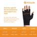 FITITUDE Copper Compression Gloves - Arthritis & Joint Pain Relief | Half Finger, Medium - Buy Online on GoSupps.com