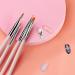 Glow 20 Piece Nail Art Brushes and Dotting Tools Kit - Premium Quality for Beginners & Professionals - Wooden Handle - Pink - Buy Online on GoSupps.com