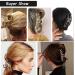 LUNROUG 6 Pack Large Metal Hair Claw Clips - Gold and Silver Fashion Clips for Women - 4 Inch Non-slip Hair Jaw Clips for Thin, Thick, Curly Hair - Buy Online on GoSupps.com