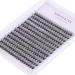 KISSXIAOYA Cluster Eyelashes Extensions  240pcs 40D 0.07D Curl Soft Individual Lashes Natural False Eyelashes Cluster DIY Eyelash Extension(12mm 40D 0.07D Curl)