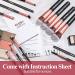 BS-MALL Premium Synthetic Makeup Brushes Set - 14 Pcs for Foundation, Powder, Concealers, Eye Shadows - A-Rose Golden - Buy Online on GoSupps.com