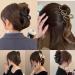 4-Piece Large Wave Hair Clips - 13cm Slip-Resistant Jaw Clips for Thick Hair | Stylish Hair Accessories for Women & Girls - Buy Online on GoSupps.com
